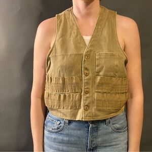 Eddie Bauer Tan Women's Vest Small